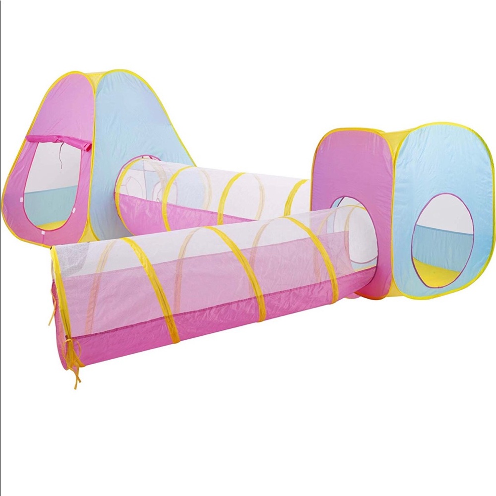 Kids pop up tent and tunnel